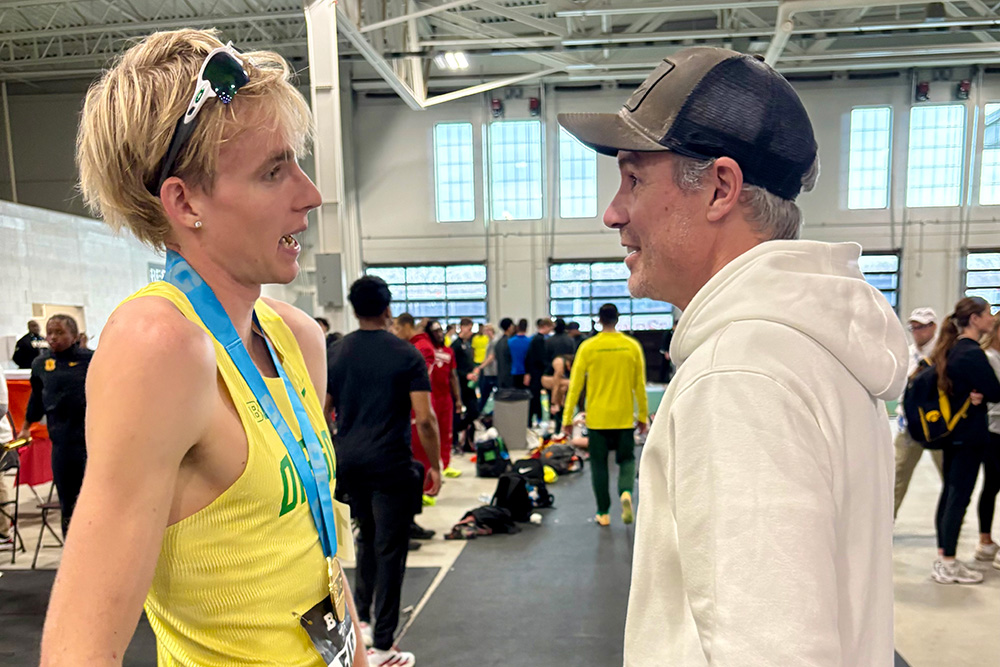 Big 10 Indoor — CRs & Oregon Wins By The Pair