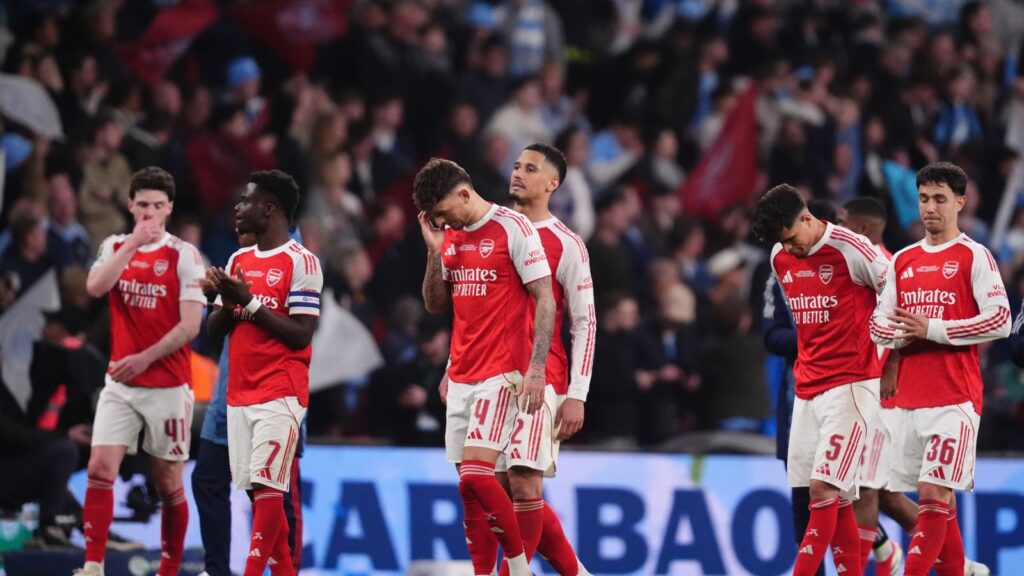 Paul Merson: Arsenal will still win the Premier League despite Carabao Cup final loss to Man City - but it's the only trophy they will win | Football News