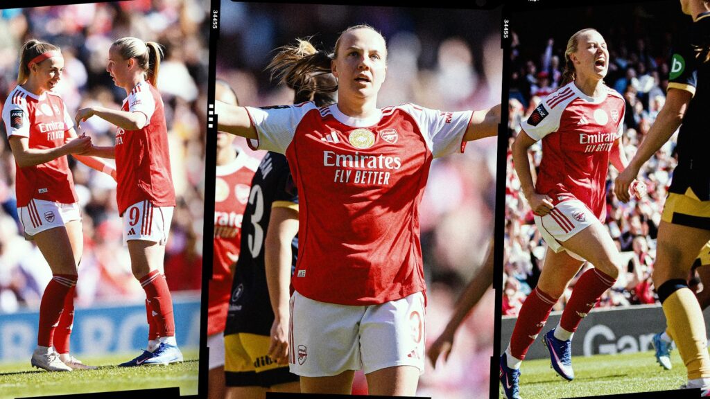 Beth Mead: Arsenal forward pleased with ruthless form ahead of season-defining games against Chelsea and Tottenham | Football News