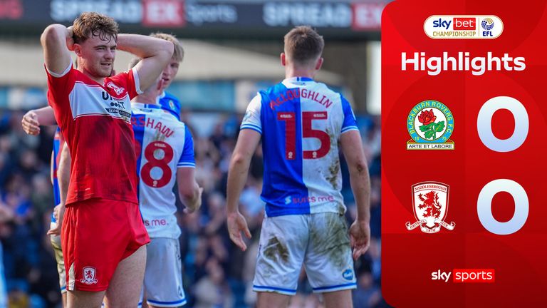 BLACKBURN 0-0 MIDDLESBROUGH