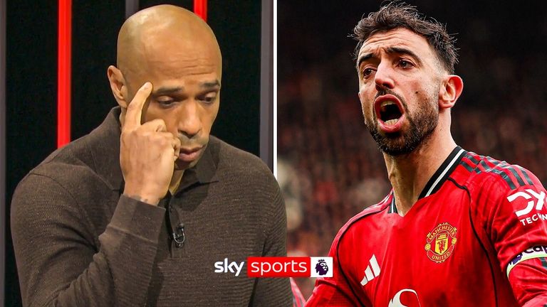 Thierry Henry takes a look back at Man Utd captain Bruno Fernandes brilliant display against Aston Villa and gives him a new nickname which alludes to his footballing brain.