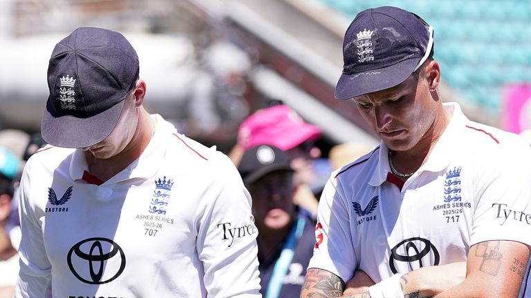 Harry Brook (left) and Brydon Carse (right), The Ashes (PA Images)