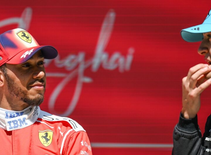 Chinese GP: Lewis Hamilton makes cryptic message engine claim as Kimi Antonelli, George Russell lock out front row | F1 News