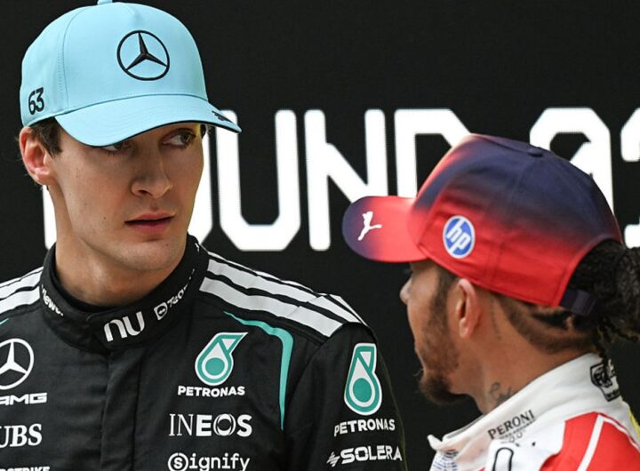 Japanese GP: George Russell says 'not right' Mercedes rivals are trying to slow Silver Arrows down as front wing comes under spotlight | F1 News