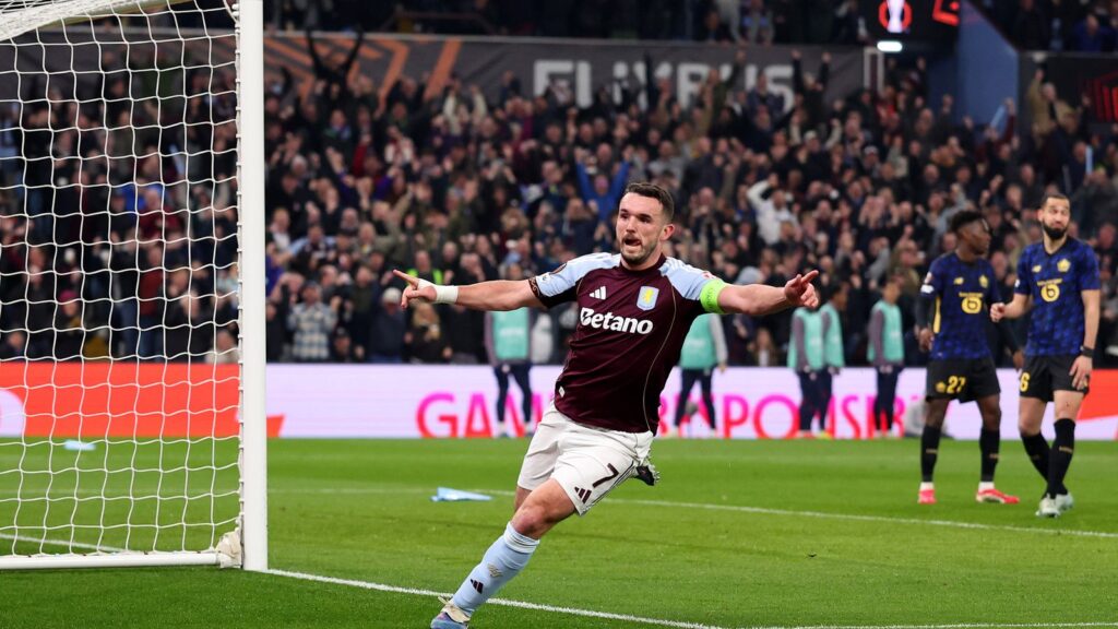 Aston Villa 2 - 0 Lille