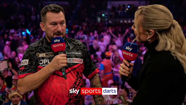 Jonny Clayton said he was having a difficult time suffering with gout in his ankle so was impressed he managed to win in Nottingham