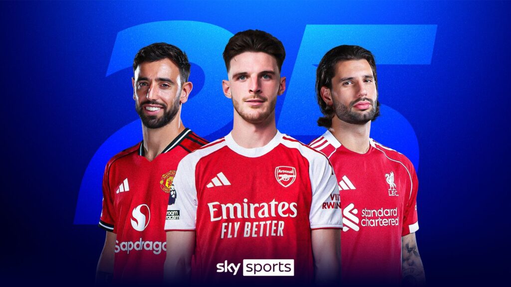 Bruno Fernandes? Declan Rice? Sky Sports ranks the Premier League's top 25 players right now | Football News