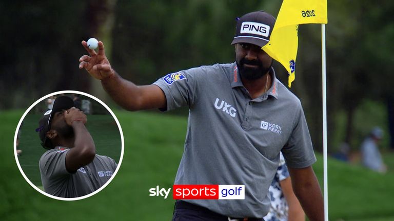 SAHITH TEEGALA HOLE OUT 12 MAR