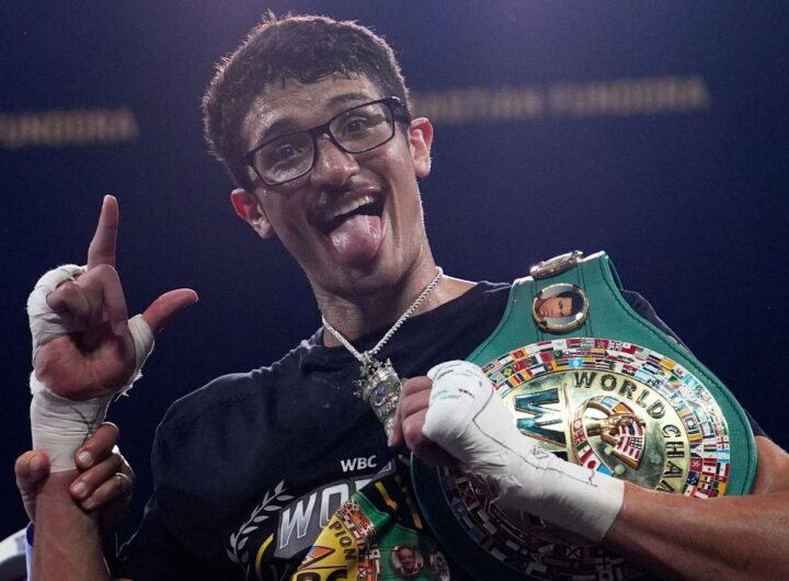 Sebastian Fundora demolishes Keith Thurman in Las Vegas to retain WBC super-welterweight title | Boxing News