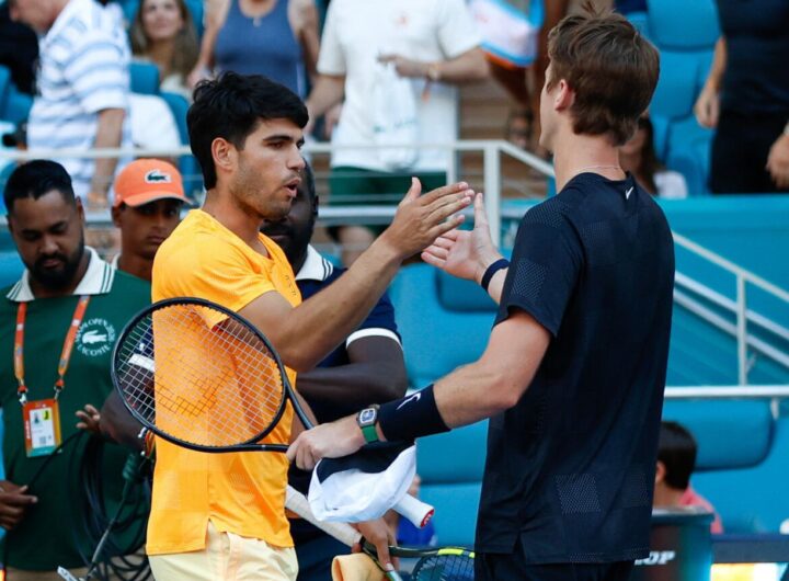 Miami Open: Carlos Alcaraz stunned by Sebastian Korda as world No 1 exits tournament early again | Tennis News