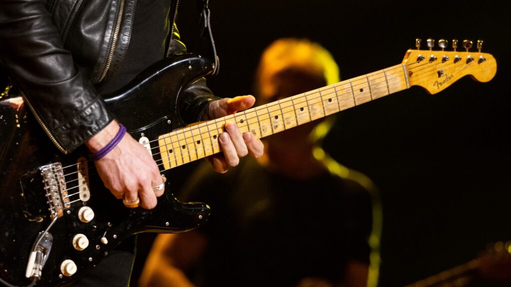 Jim Irsay's Pink Floyd guitar sells for $14.6 million, the highest price ever paid for a guitar