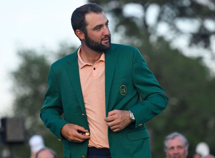 Scottie Scheffler arrives at Masters with 9-day-old son, Remy