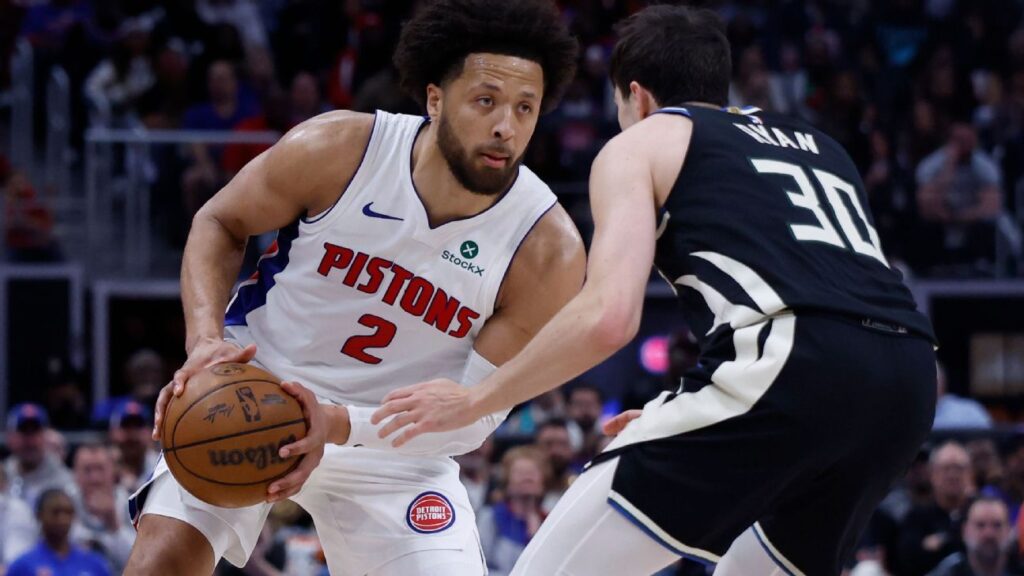 Cade Cunningham has double-double in return as Pistons rout Bucks