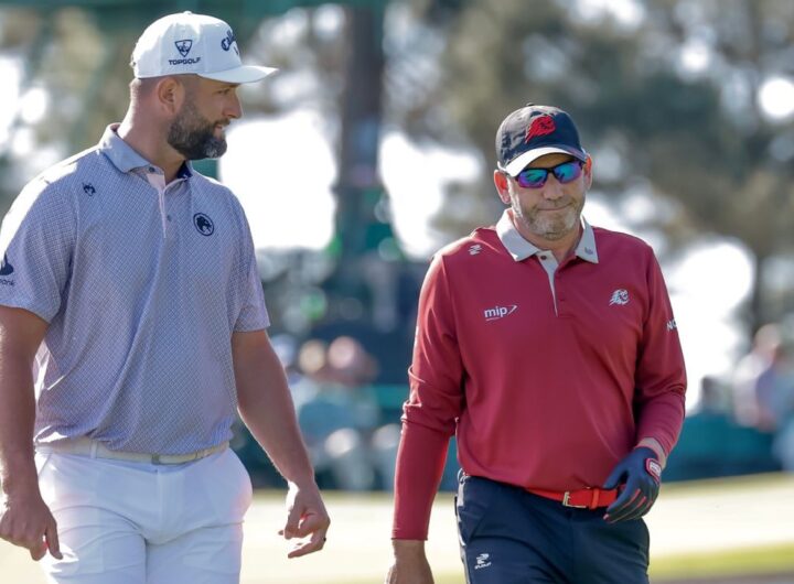 Frustrated Sergio Garcia breaks driver on No. 2 tee box