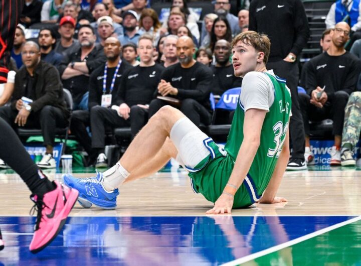 Cooper Flagg's season ends with ankle sprain in Mavs' finale