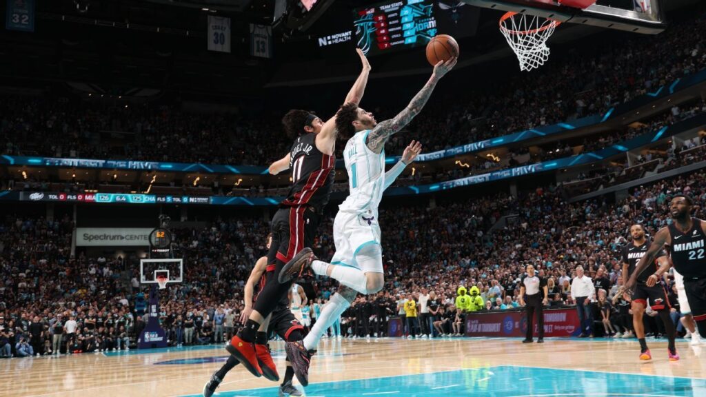 LaMelo Ball's clutch drive saves Hornets in frantic play-in win