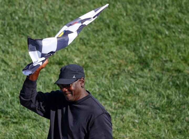 "This kid is on fire" - Michael Jordan praises Reddick after NASCAR Kansas win