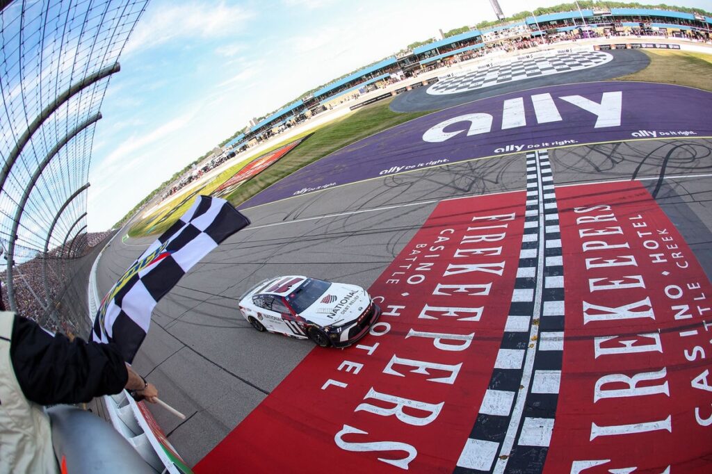 Official race results: 2026 NASCAR Cup at Michigan