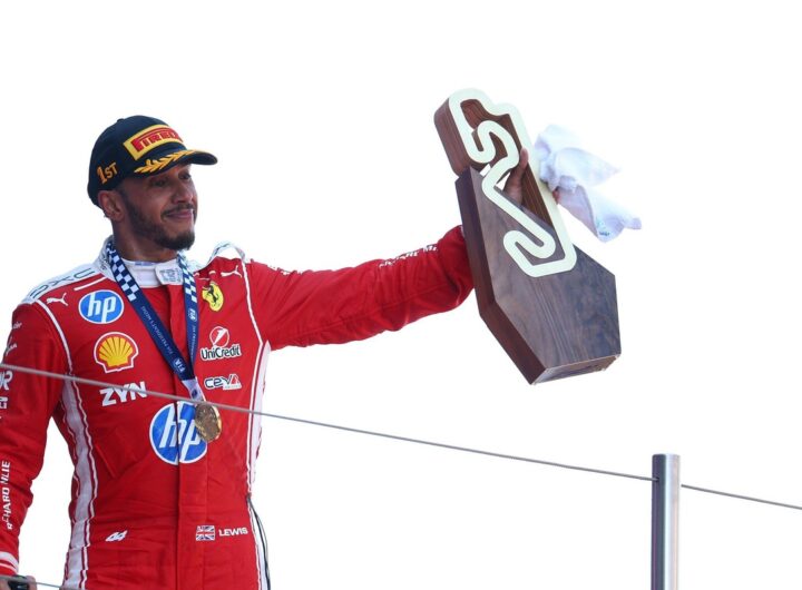 Lewis Hamilton's emotional message on first Ferrari F1 win: "You helped me achieve this dream"
