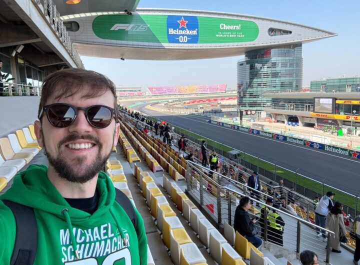 Is this the luckiest F1 fan on the planet?