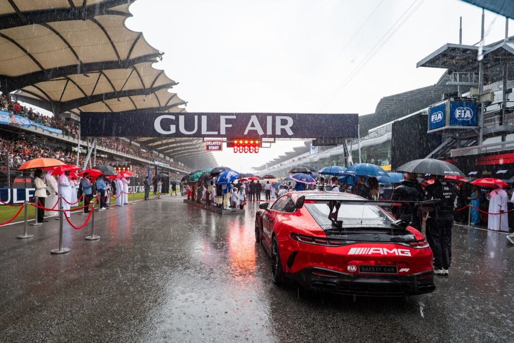 F1 Bahrain GP in Malaysia start delayed as thunderstorms hit Sepang