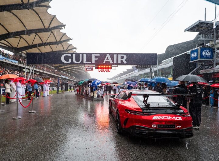 F1 Bahrain GP in Malaysia start delayed as thunderstorms hit Sepang